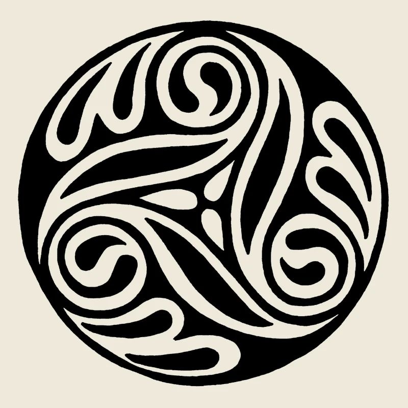 Black celtic art