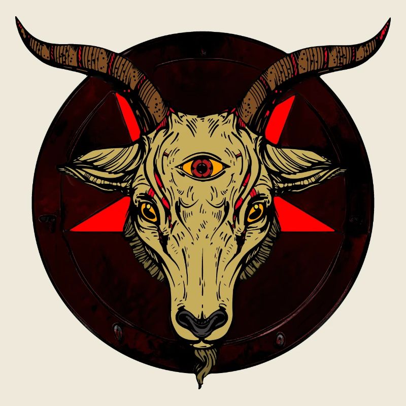 Chèvre à Troisième Œil et Pentacle