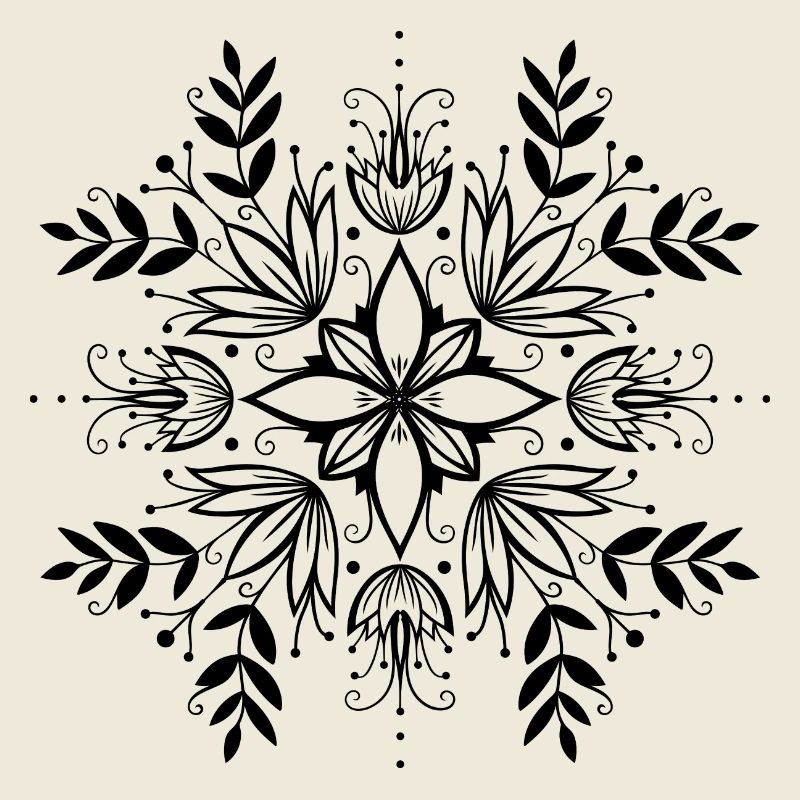 Motif de fleurs Cottagecore Esthétique