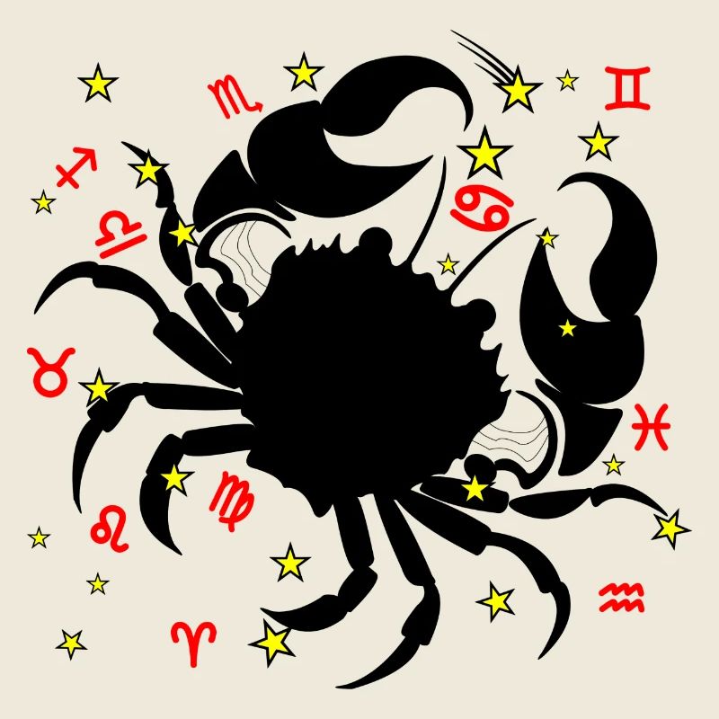 Sternzeichen Stern Logo Krebs