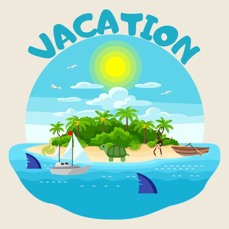 Conception de plage idyllique d’île tropicale