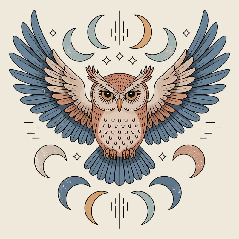 Boho Eule