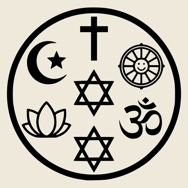  Interreligiöses Friedenssymbol | Weltreligionen