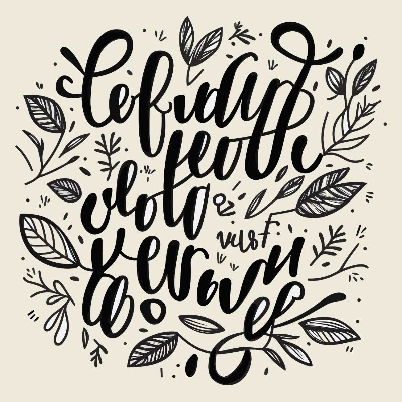 Blattwerk Handlettering