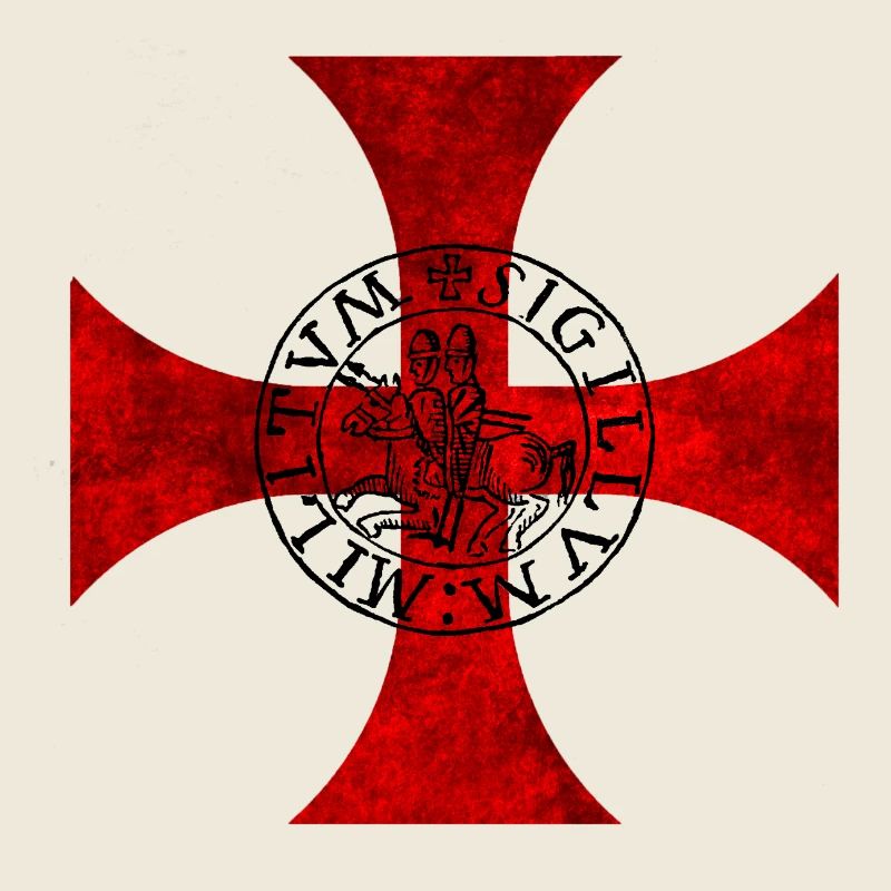 Croix templière – Croix pattée et sceau