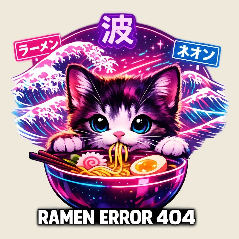 Ramen Neko Neon 404