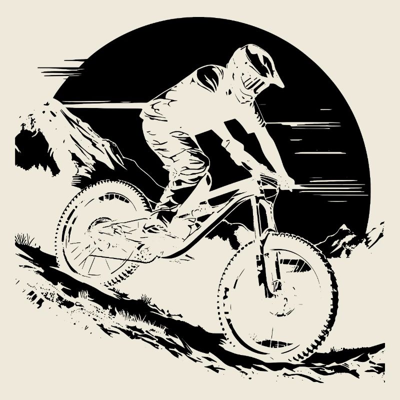 Sketch pour amateurs de VTT