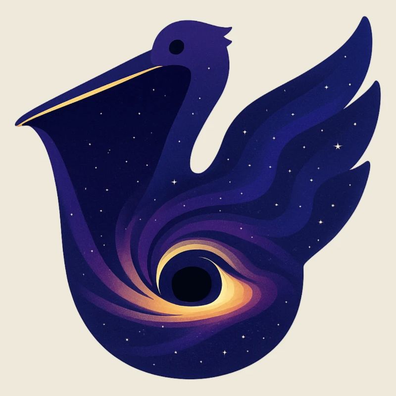 Cosmic Bird Heron Crane Stork