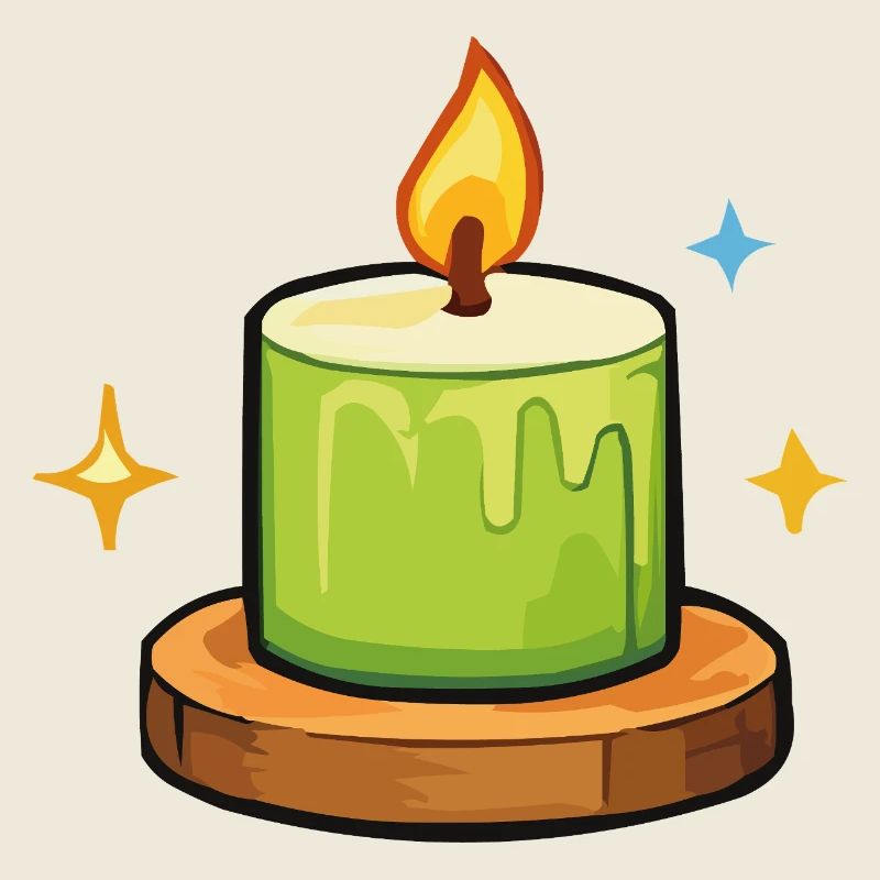 Green candle