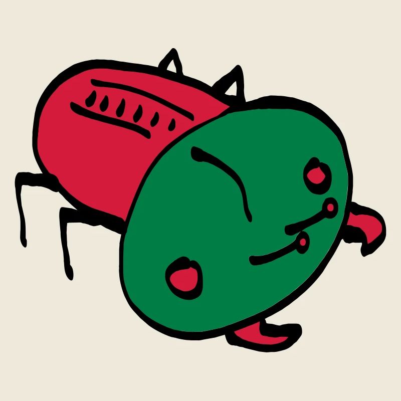 bug color VECTOR insect crawling animal