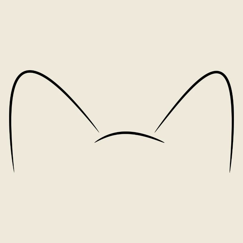 oreilles de chat noir