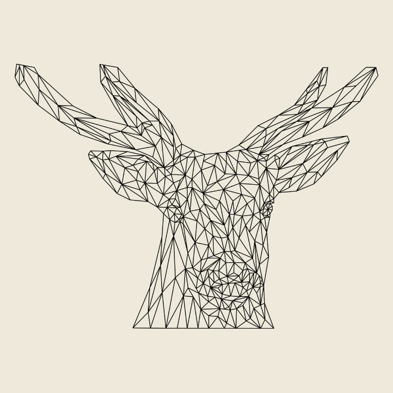Cerf #LowPoly