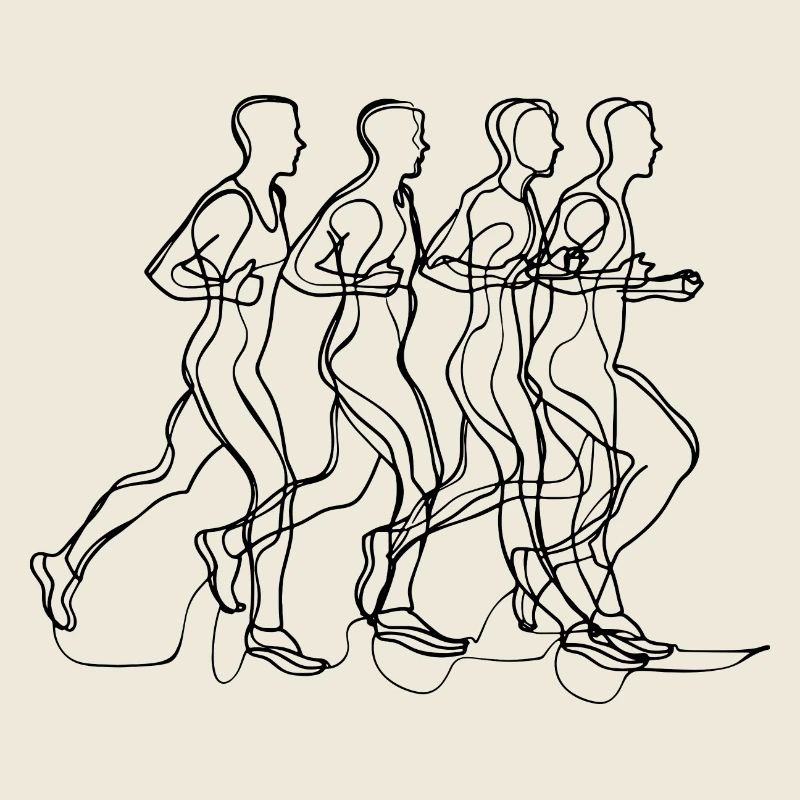 Runner Drawing