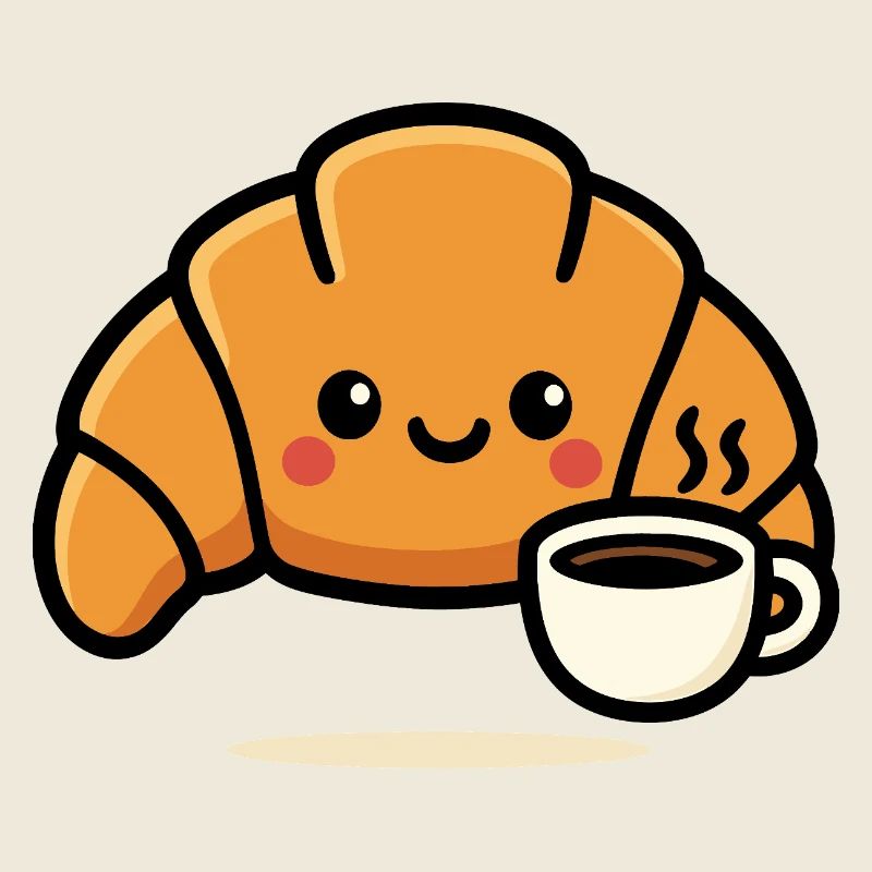 Croissant Café Mignon