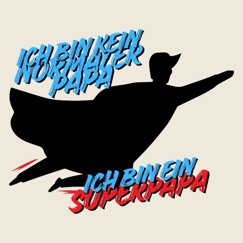 Ich bin ein Superpapa – Hero Dad Design