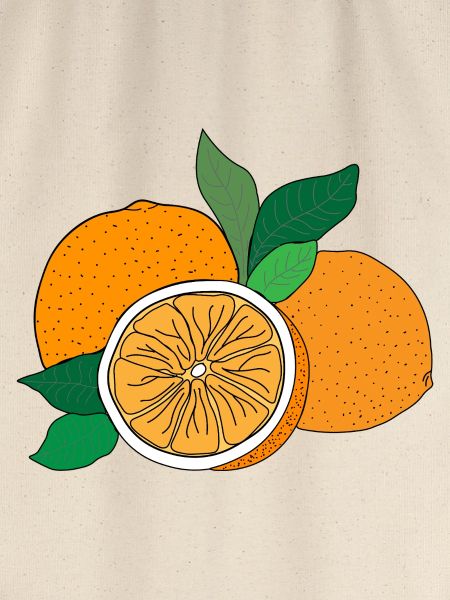 Orange Print