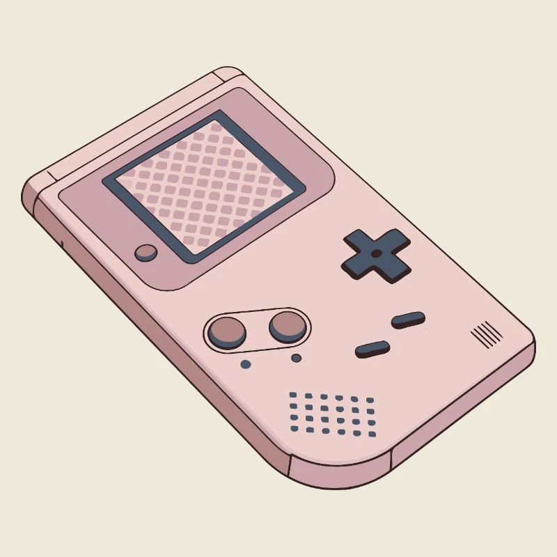 Retro-Pastell-Game Boy