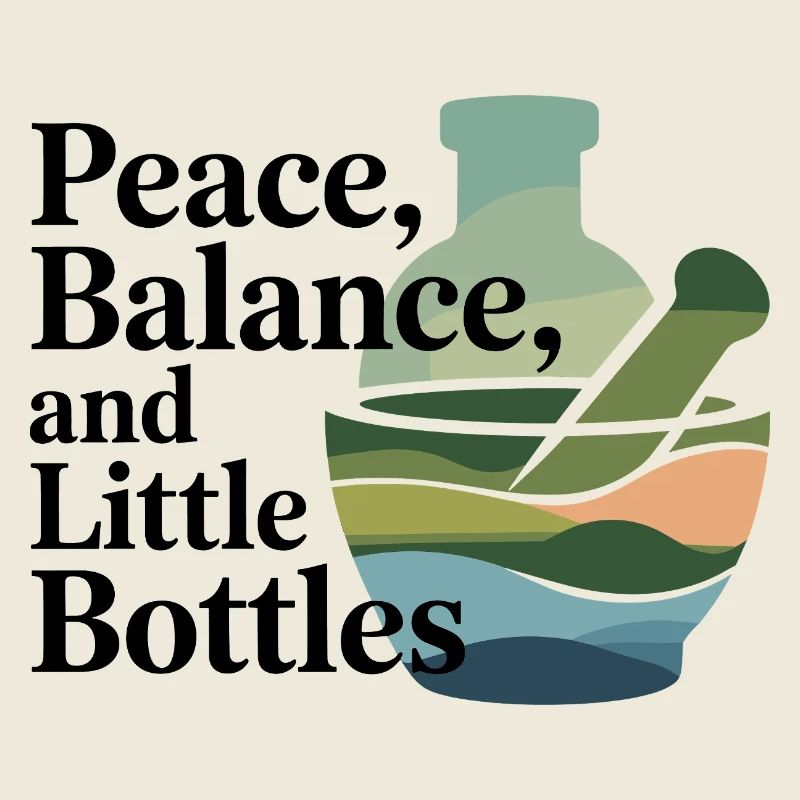 Homeopathie Équilibre de la paix Petite bouteille Profession