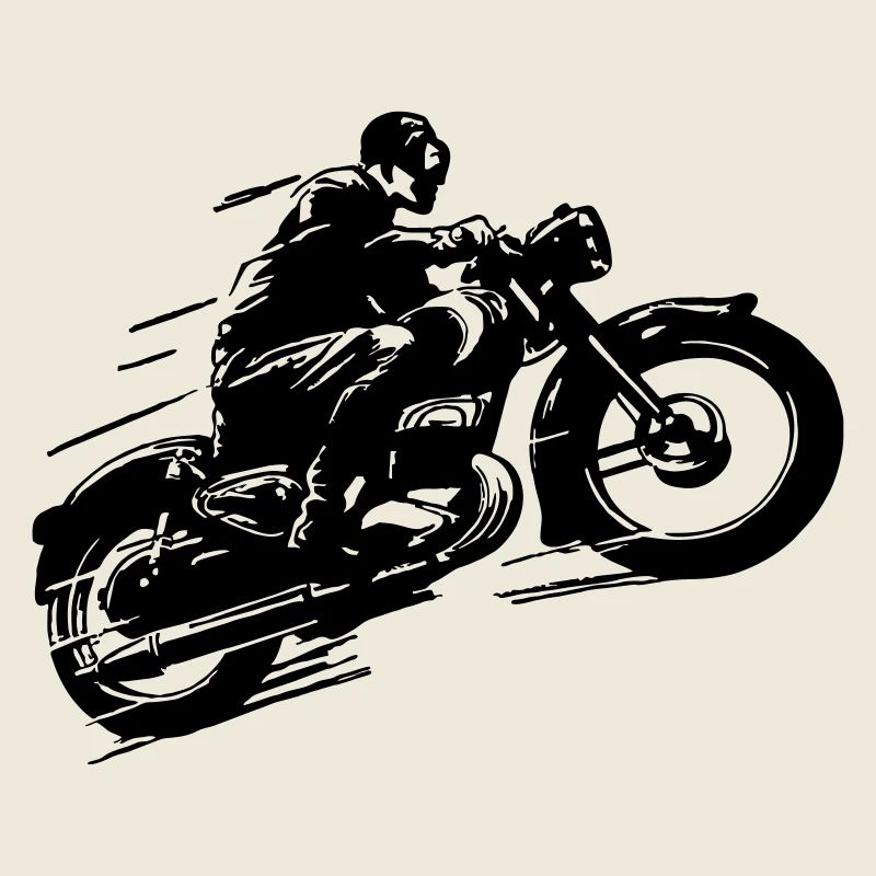 Moto classique vélo003