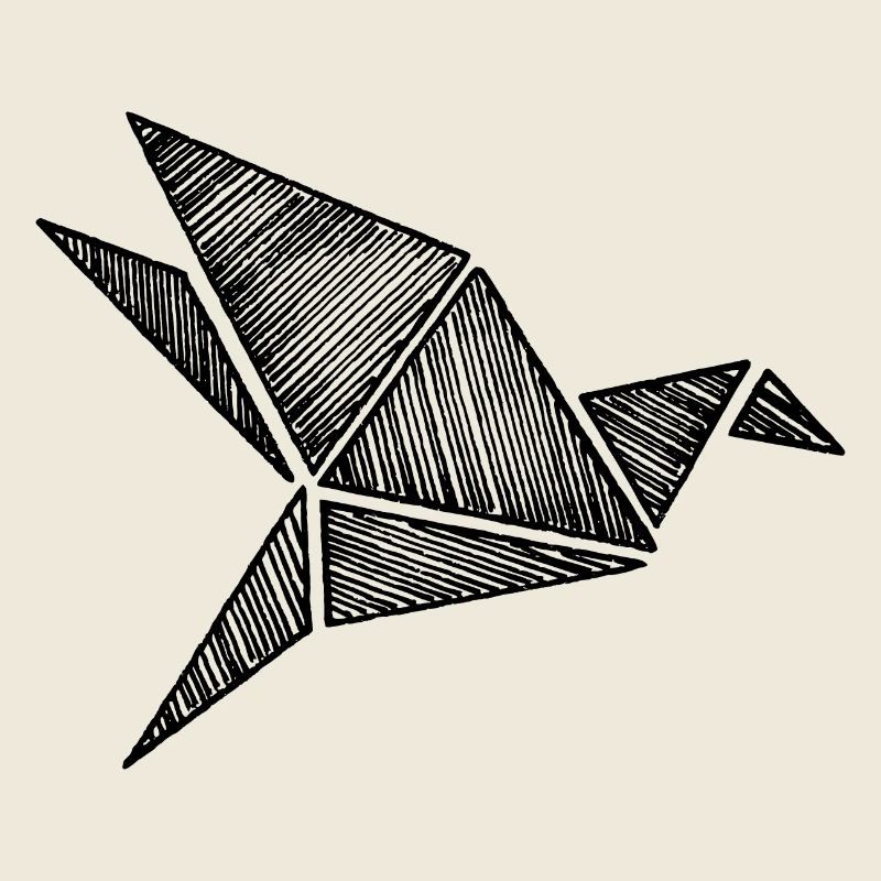 Origami Vogel
