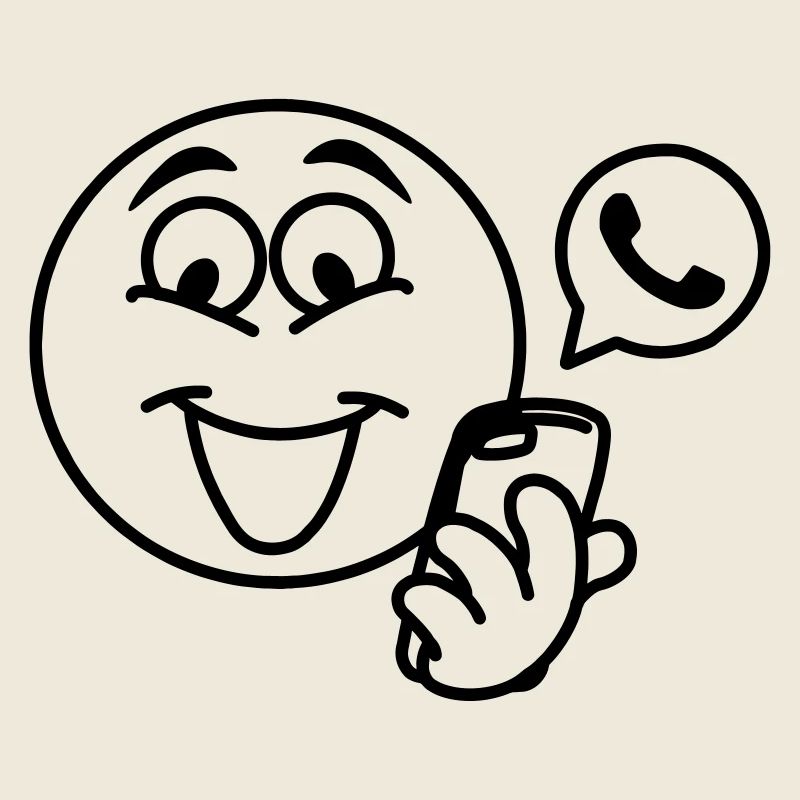 Steckkopf mit Telefon und Popup-Text berich