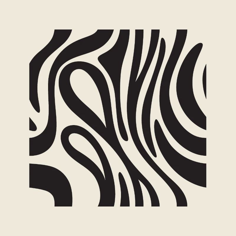 Zebra decoration - African savannah effect.