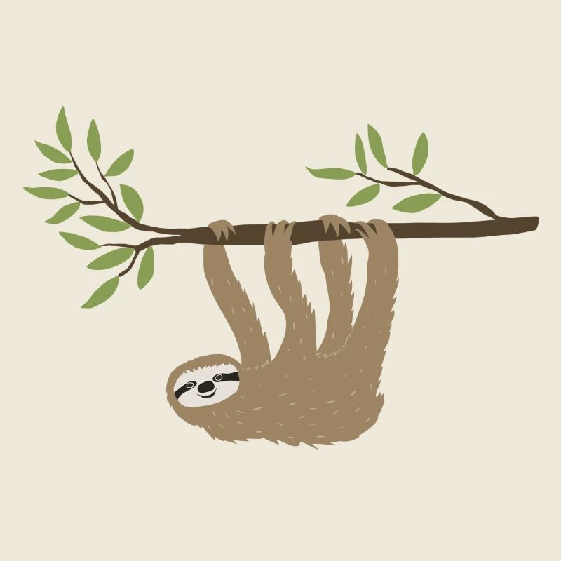 Sloth hanging around