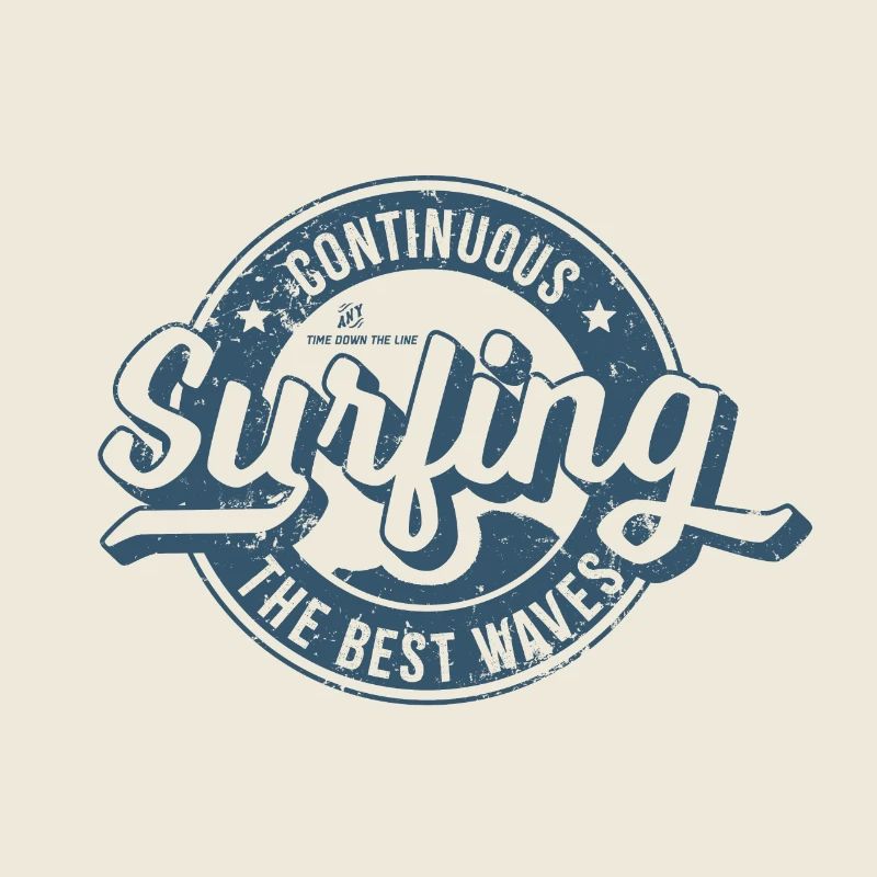Denim surf label Vintaged
