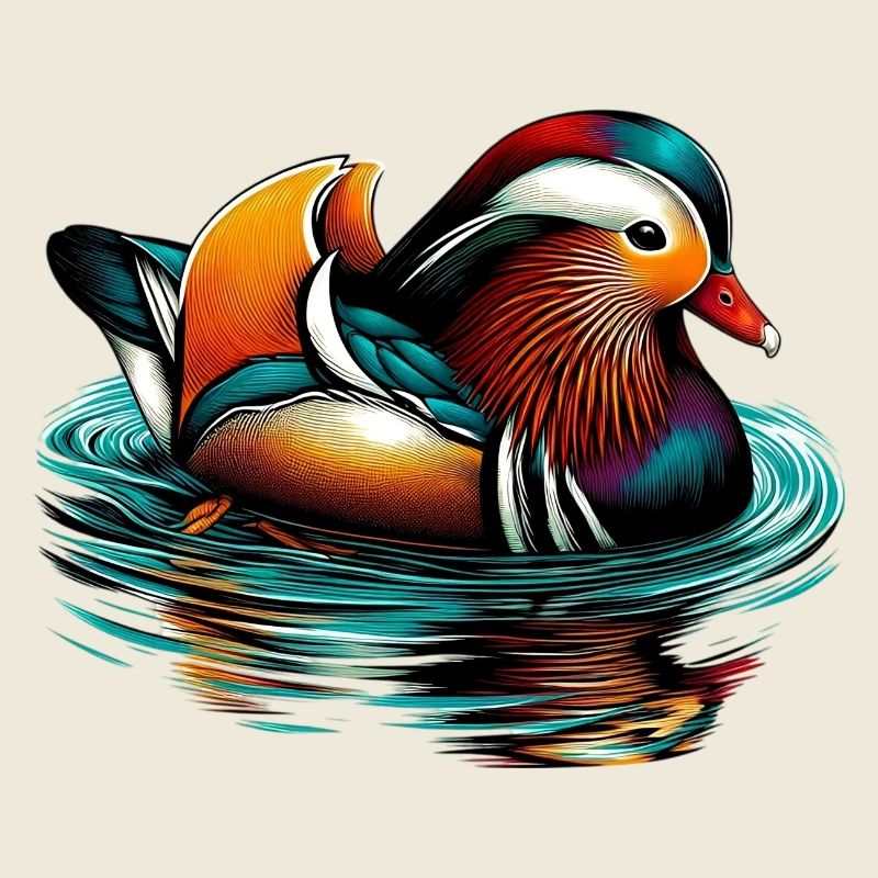 Mandarin duck