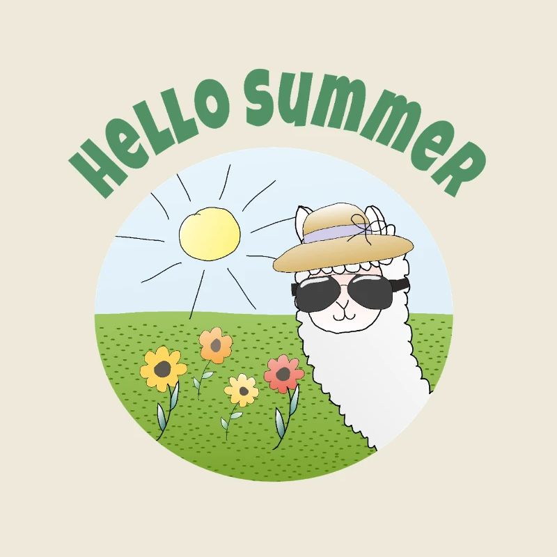 Hello Summer: Sonnenscheinalpaka