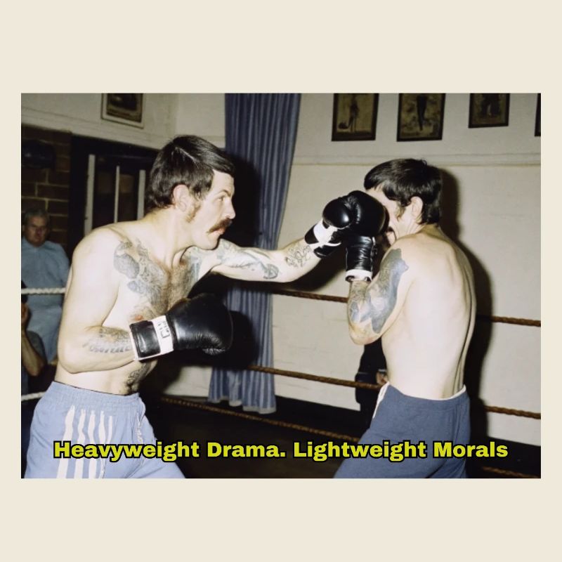 Boxing match with a moral message