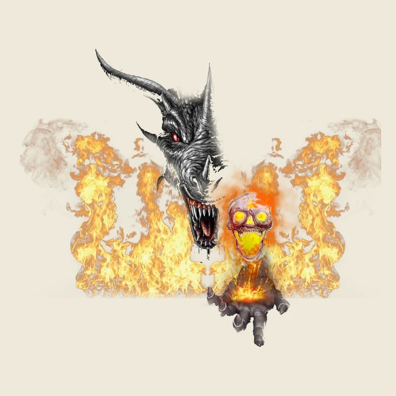 Fire Dragon and Yellow Mask