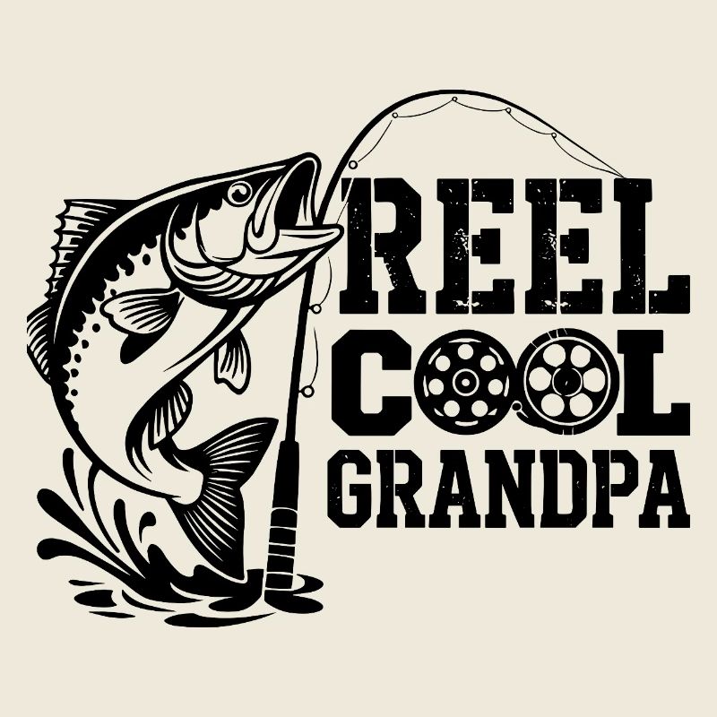 Pêcheur, pêcheur, pêcheur, poisson, moulinet, cool, grand-père