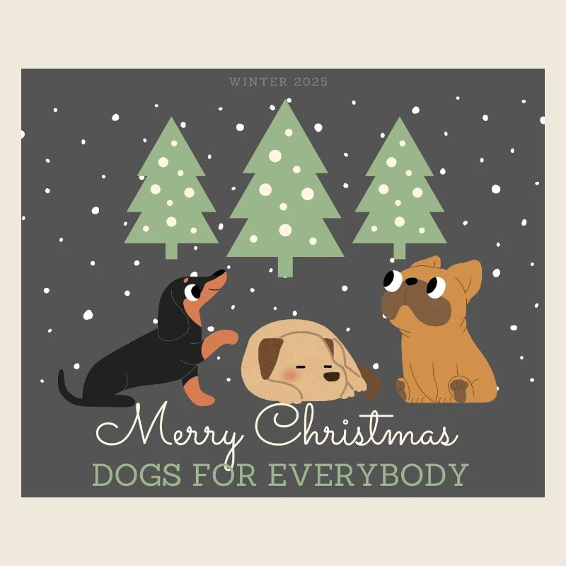 Joyeux Chiens de Noël pour tous