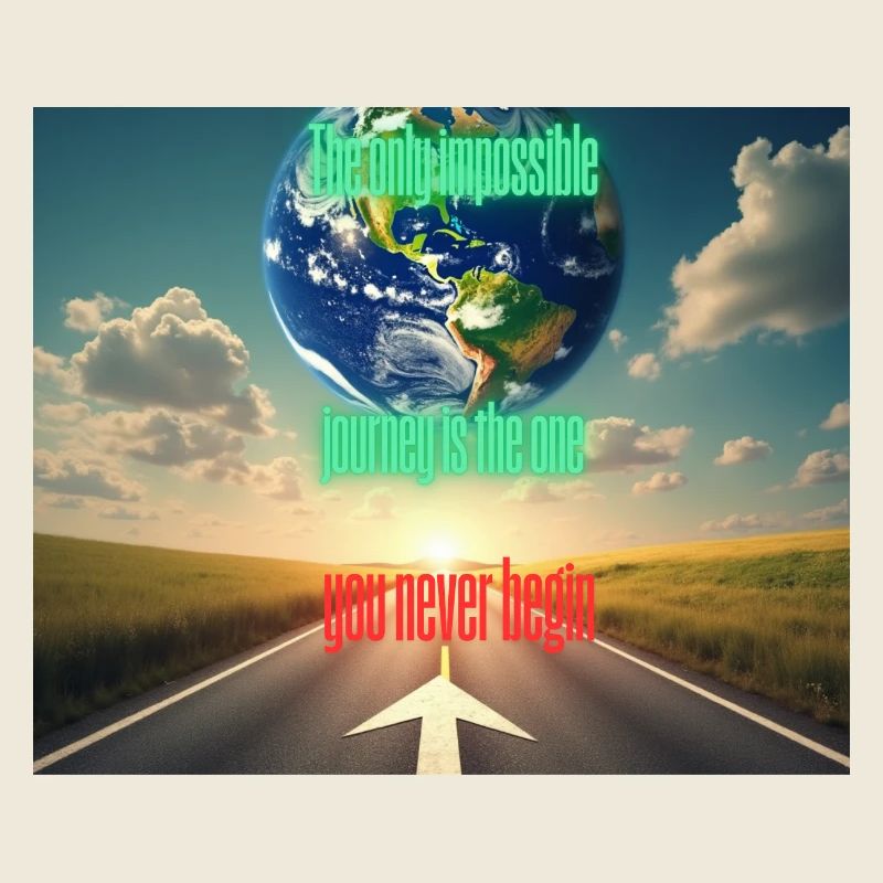 Seul le voyage que vous ne commencez pas est impossible
