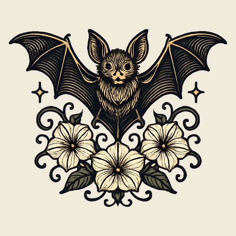 Hibiscus chauve-souris nocturne