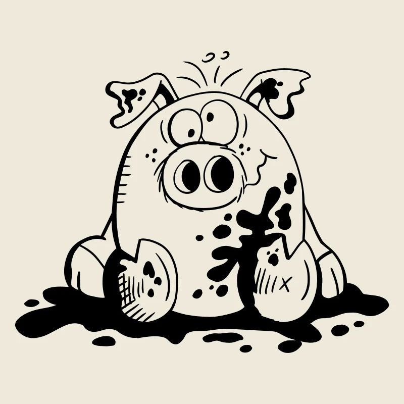 Ferkelchen - Wutz - Schwein - Sau - Fun