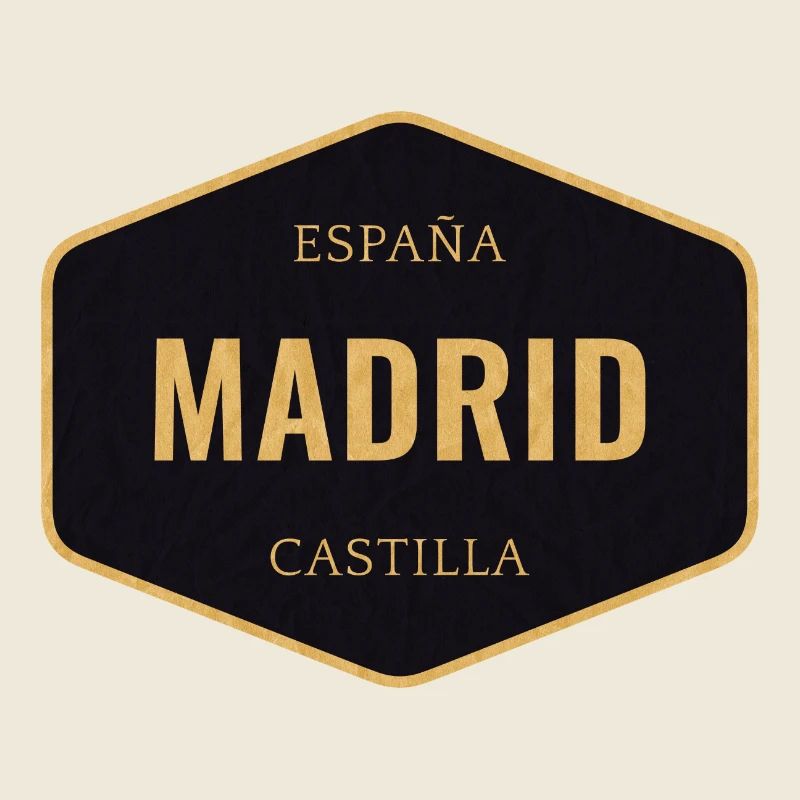 Madrid Castilla Vintage Abzeichen