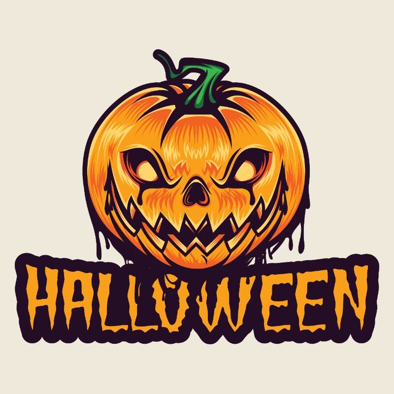 Spooky Pumpkin Halloween Design