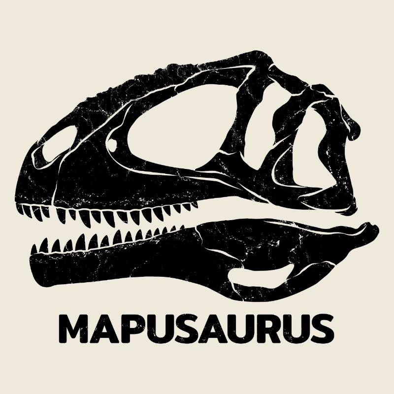 Crâne fossile de Mapusaurus