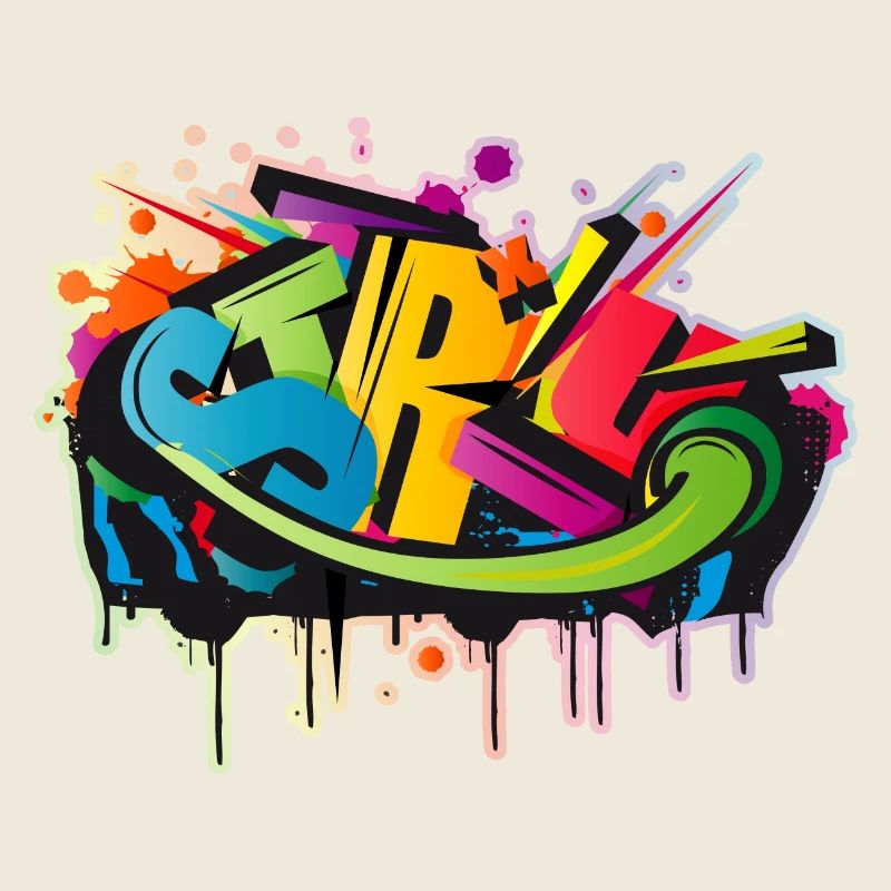 graffiti d’art urbain coloré cool comme STYLE-WRITING