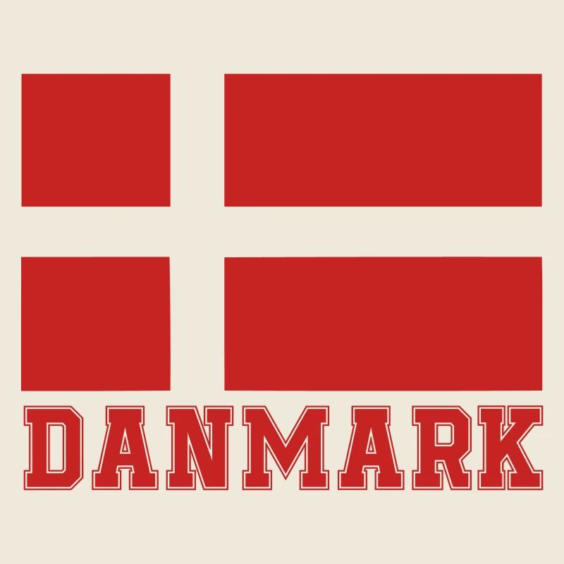 Drapeau géométrique du Danmark
