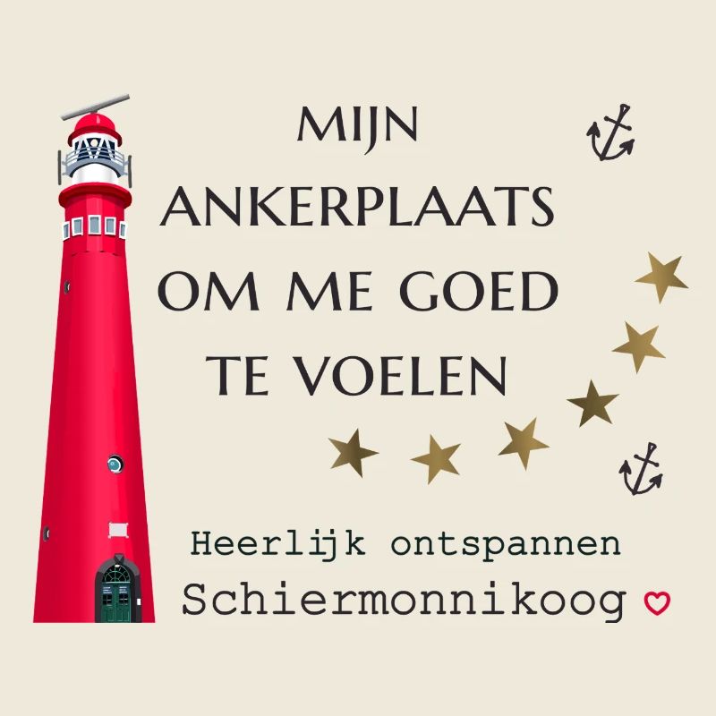 My anchorage Schiermonnikoog, hand drawing