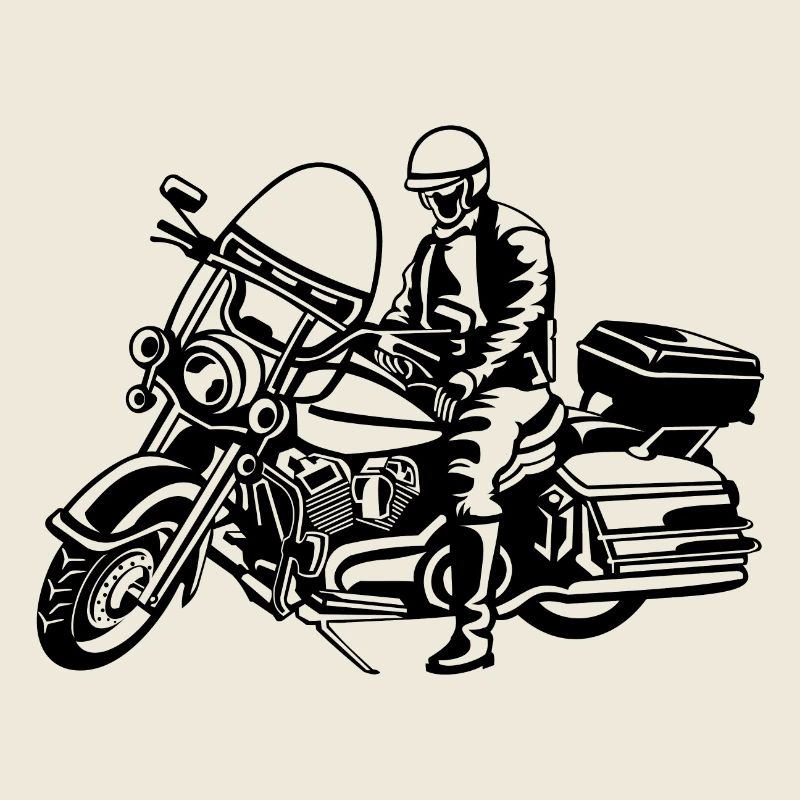 Chopper / Motorrad 05_schwarz