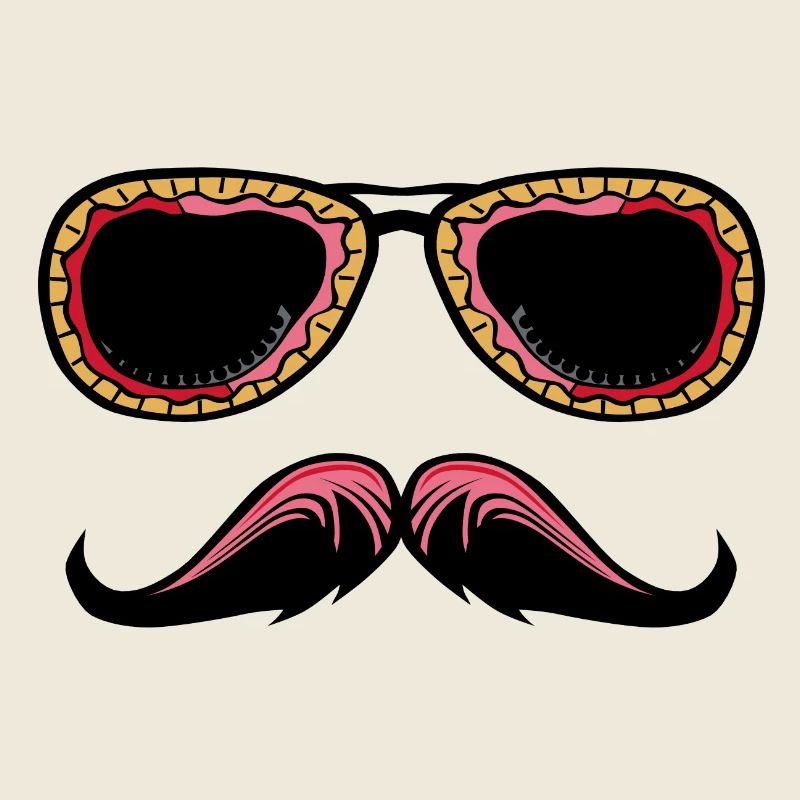 mexican sunglasses mustache hipster 2804