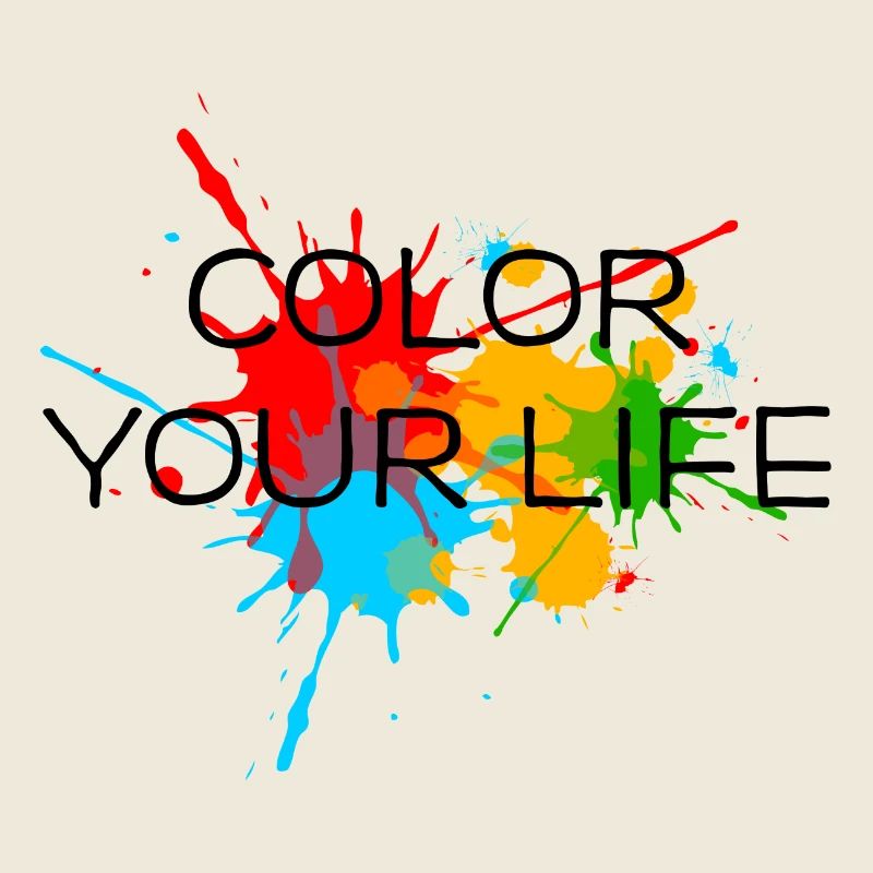 Farbspritzer, Farbe, color your life, bunt, Klecks