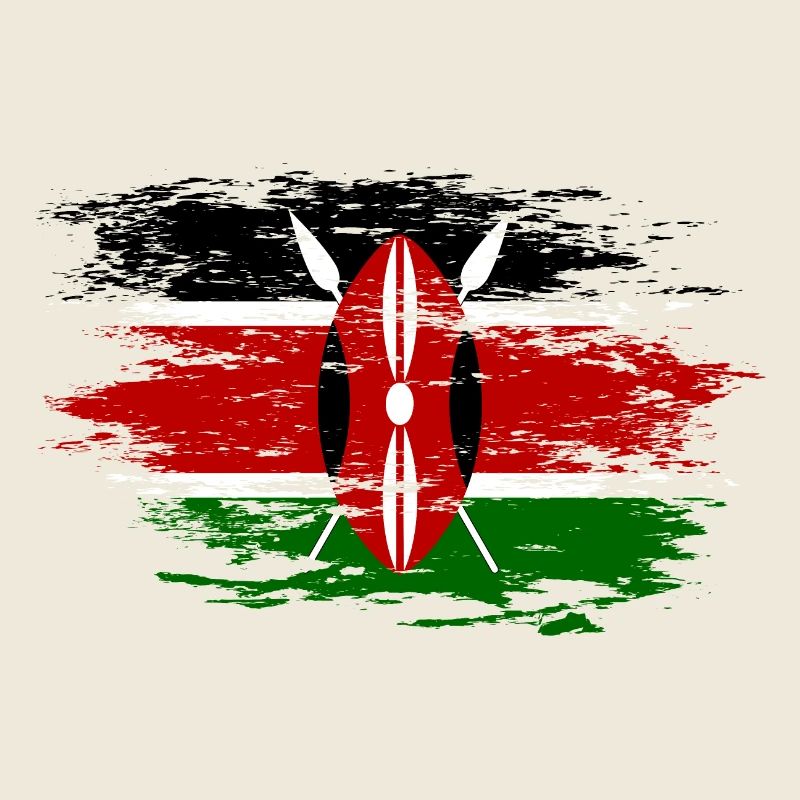 Kenya flag used
