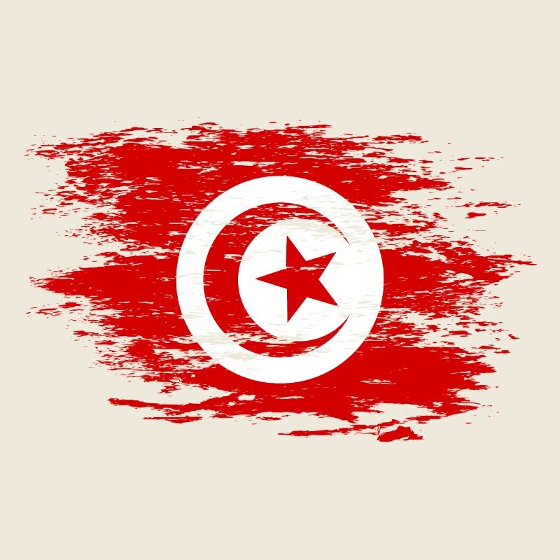 Tunisia flag used