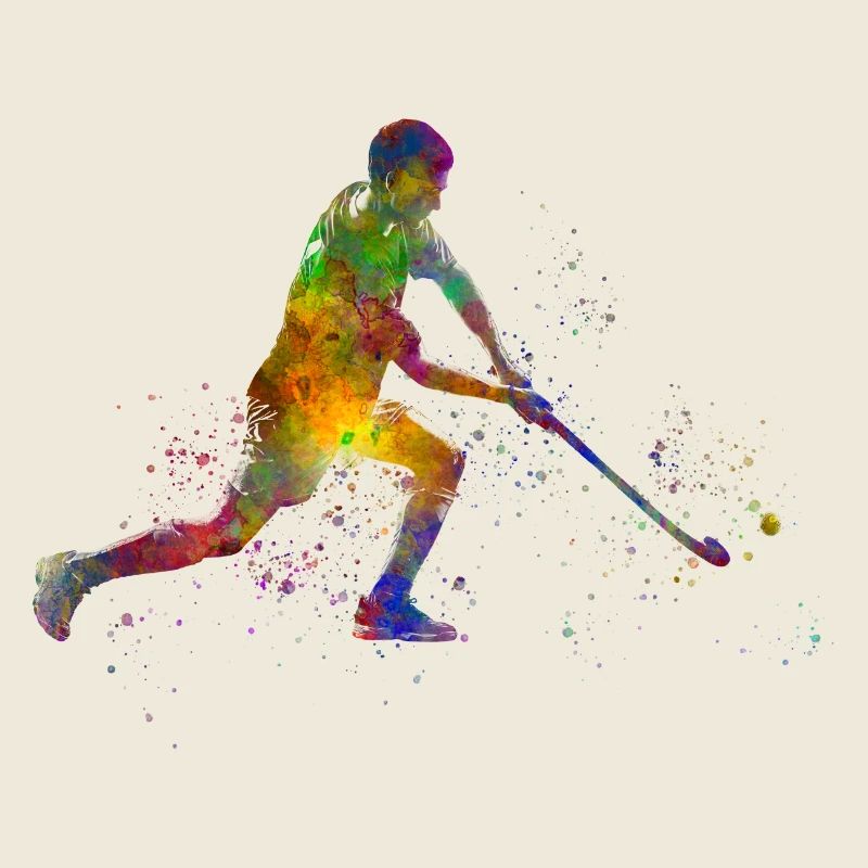 Field hockey player