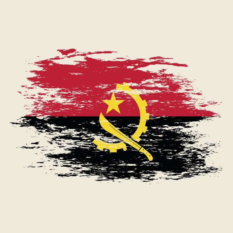 Drapeau angolais utilisé